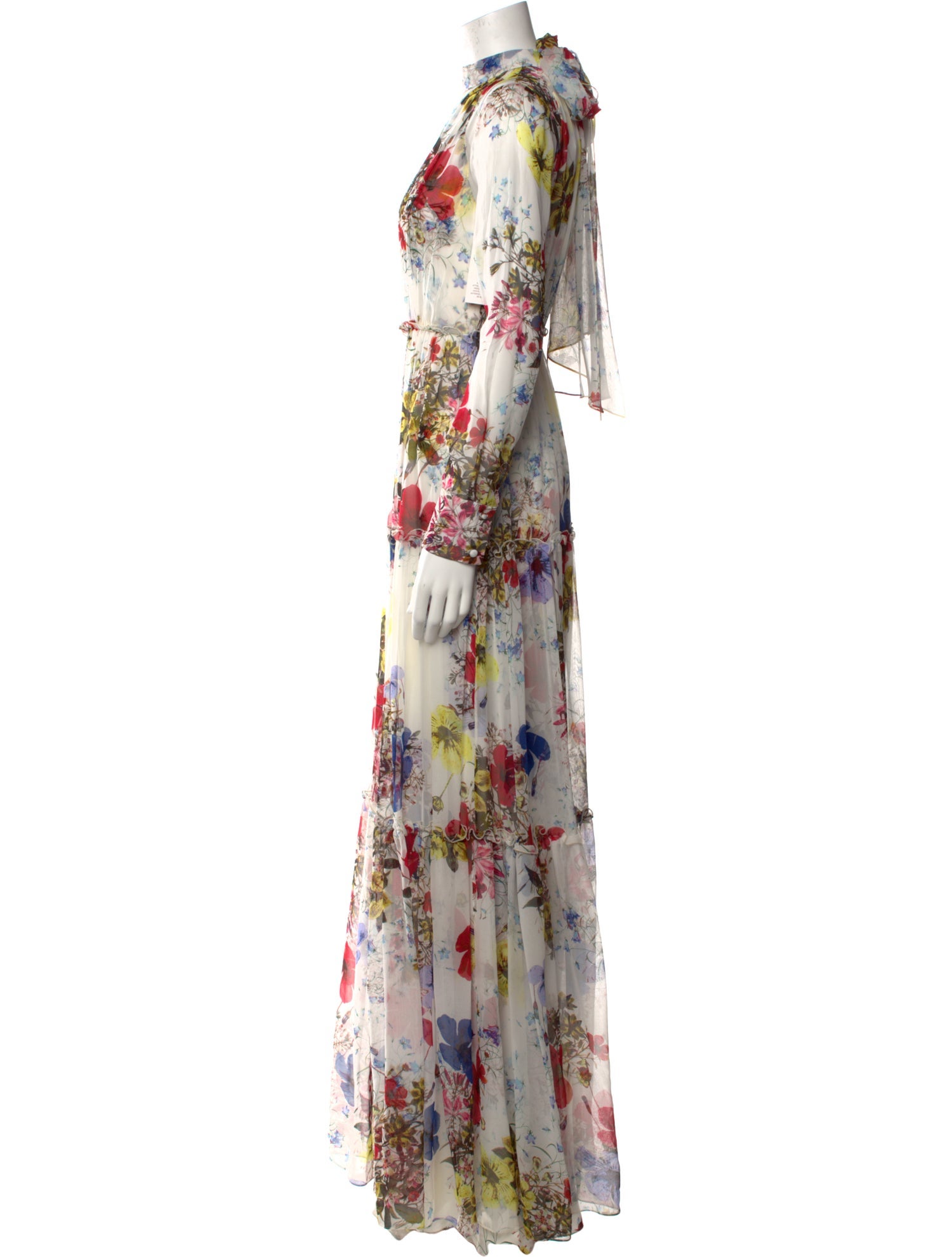 Erdem Silk Long Dress